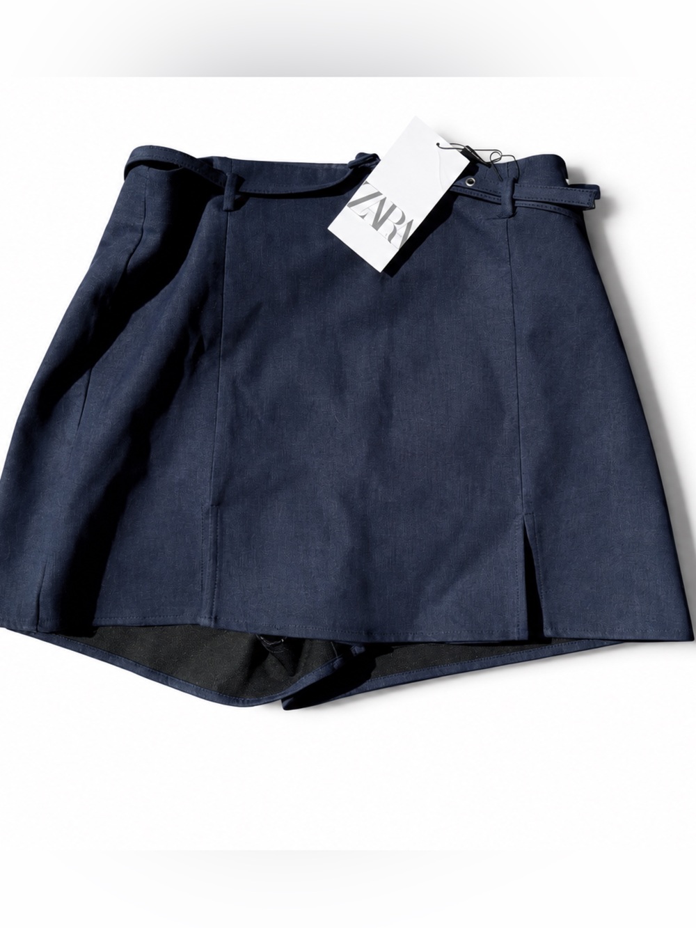 Zara Navy Blue Mini Skirt